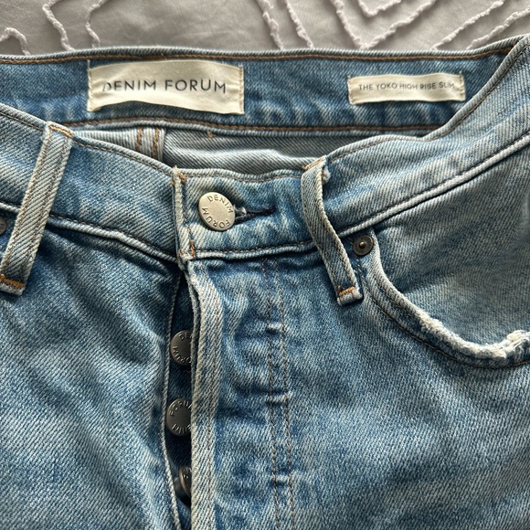 Denim Forum Yoko Slim Jeans Size 25 - Picture 4 of 5